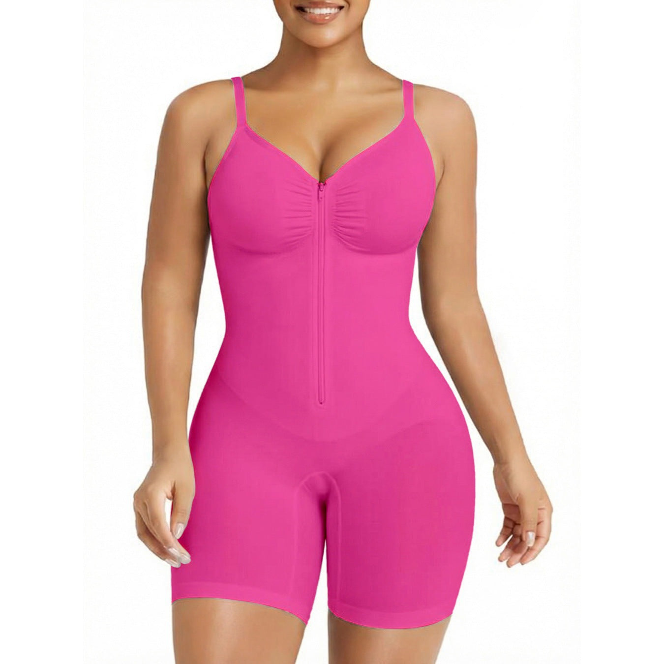 Silhueta - modelador corporal com fecho, controlo abdominal,  ultra confortável e tecido respirável premium