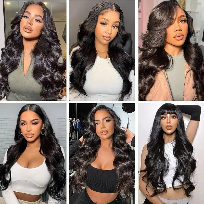 Manuhela Ximena conjunto de  8 peças clip-in ondas brasileiras, cabelo remy 120g, 18 grampos premium