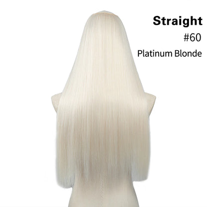 Viviane Aurelie - extensão clip-in u-part, cabelo longo e volumoso