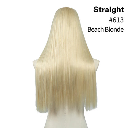 Viviane Aurelie - extensão clip-in u-part, cabelo longo e volumoso