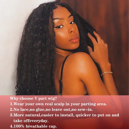 Adaeze Amaral - parte v wig afro premium com cachos naturais sem cola e clip-in luxo