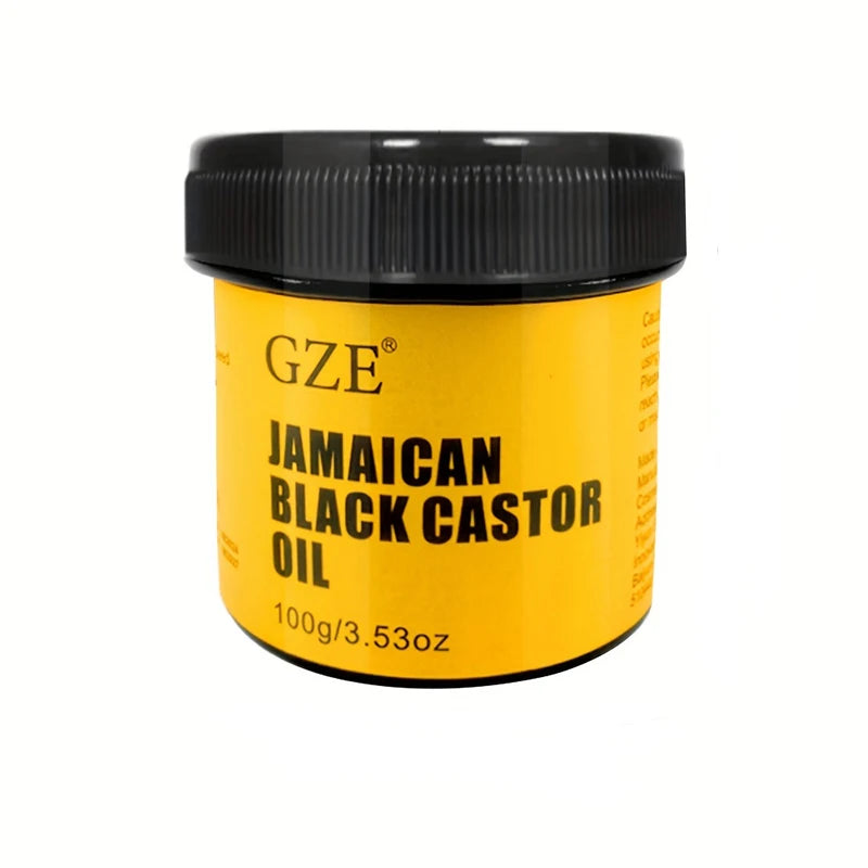 Óleo de rícino GZE jamaicano - puro para cabelo fraco, fino e sem volume estimula o crescimento, nutre o couro cabeludo e hidrata a pele intensamente