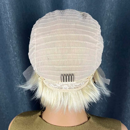 Coleção Thessiane - pixie cut bob lace, cabelo humano premium 13x1 , corte Arrojado