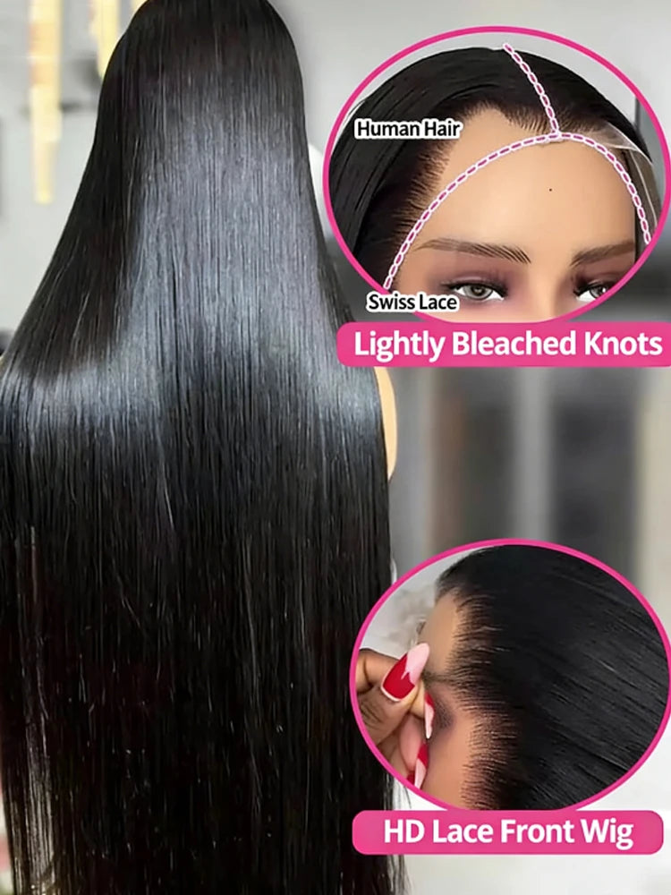 Dulce Arabela - cabelo humano premium, hd renda transparente de 13x6 de comprimento máximo sem cola