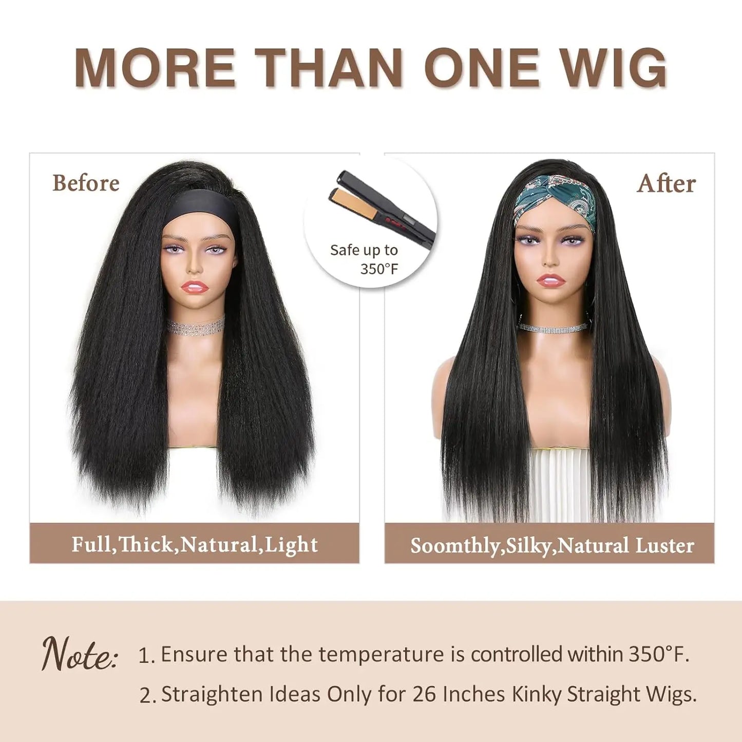 Afro Yaki -  aspeto 100% natural, pronta a usar em segundos