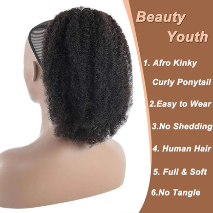 Coleção Zola Sanaa - extensão puff afro coque, cordão cachos kinky e volume natura